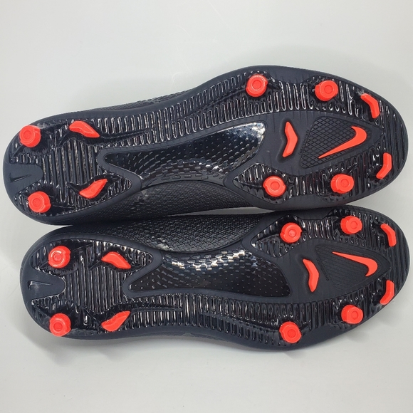 Nike Phantom GT2 Club FG/MG Shadow Pack Black White Red DA5640-001 Soccer Cleats - Picture 4 of 7